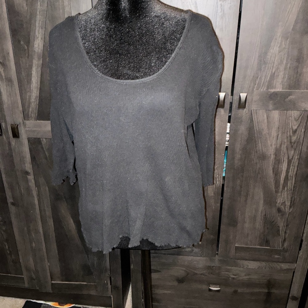 Calvin Klein Jeans Charcoal Knit Top